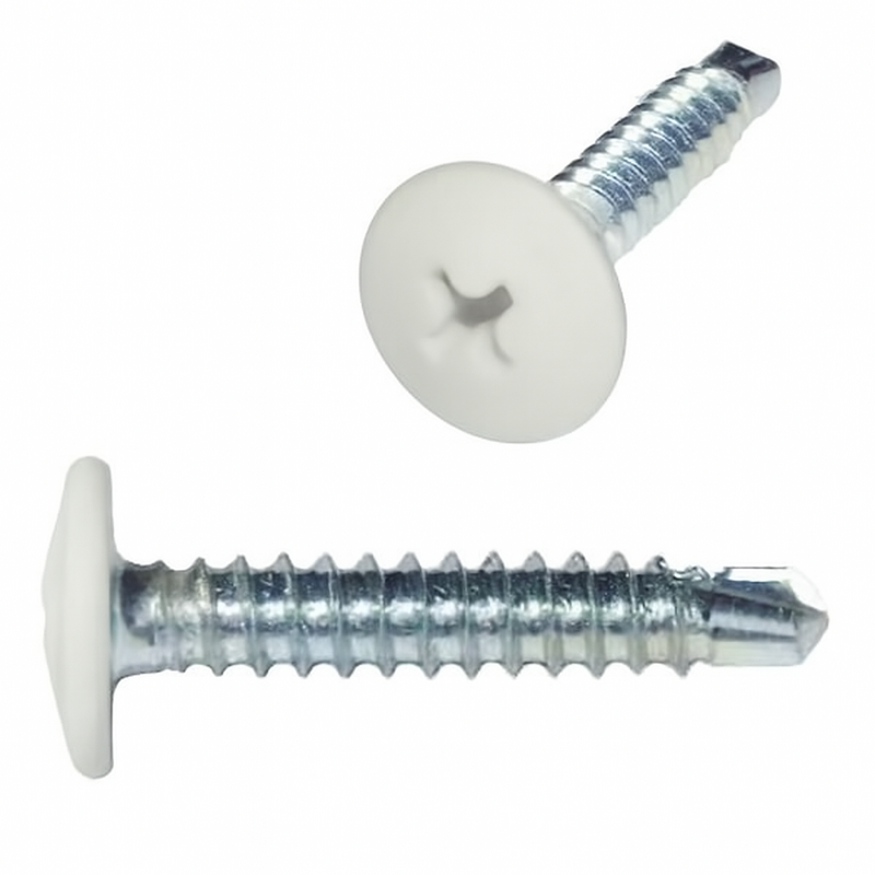 8T162TPM0Z/P142/02WT 8-18 X 1 5/8 PH MOD TRUSS SDS ZINC PT.#02 WHITE